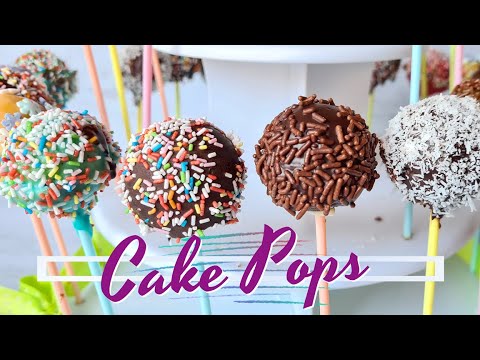 Cake Pops mit Cake-Pop Maker |  Weiße und dunkle Schokolade |  Macht Spaß und ist einfach zuzubereiten!