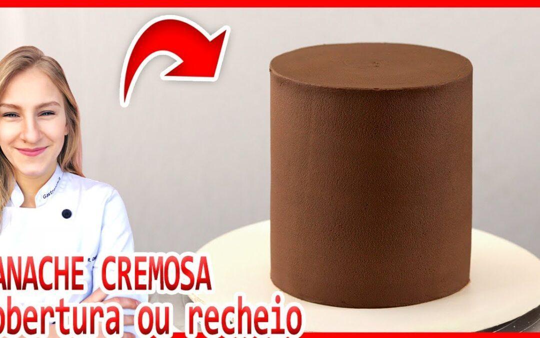 GANACHE CREMOSA DE CHOCOLATE MEIO AMARGO (cobertura ou recheio de bolo) | ANDRI OLEKSZECHEN