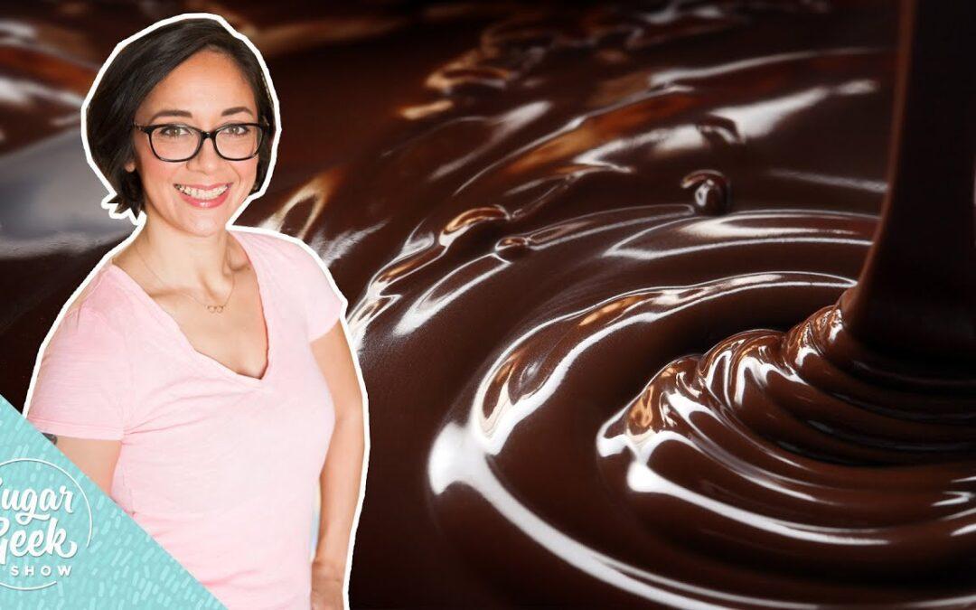 Wie man glänzende Schokoladen-Ganache herstellt und Ganache-Probleme behebt