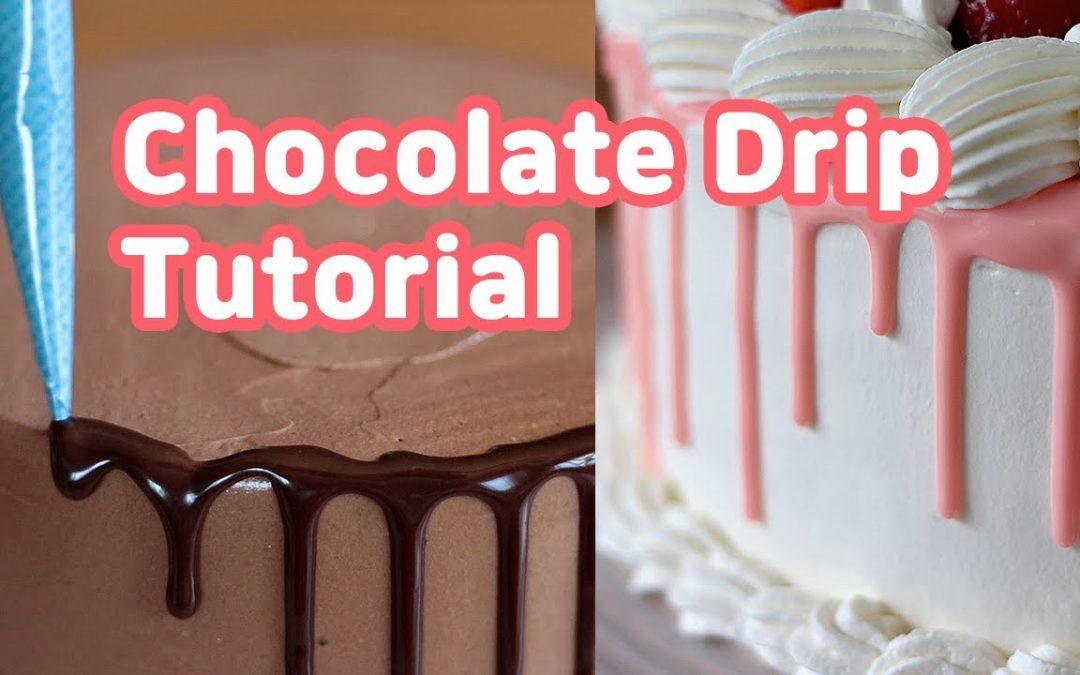 Chocolate Drip Tutorial basierend auf meiner Erfahrung |  Schokoladen-Ganache, Methode, Nützliche Tipps (Untertitel)