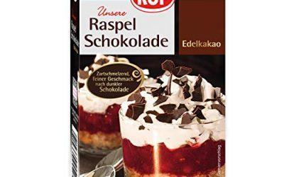 RUF Raspelschokolade Edelkakao, hauchdünne geraspelte Schokolade, Schoko-Raspeln ideal für Kuchen, Torten & Muffins, glutenfrei & vegan, 11 x 100g