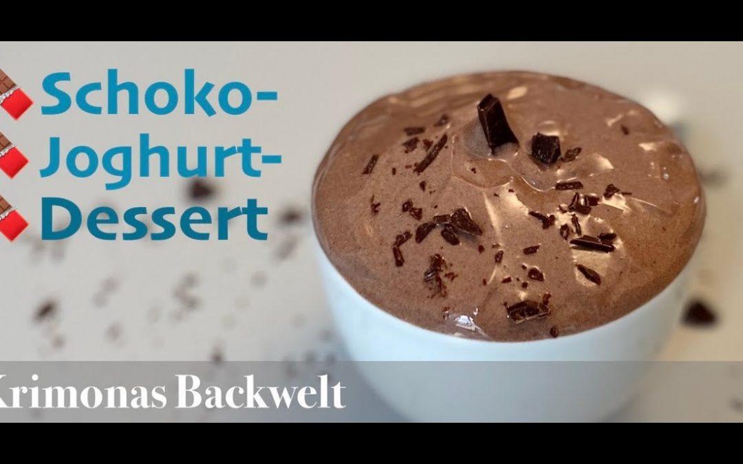 Schoko Joghurt Dessert Creme / Chocolate Yoghurt Cream / selber machen / Schokolade - lecker