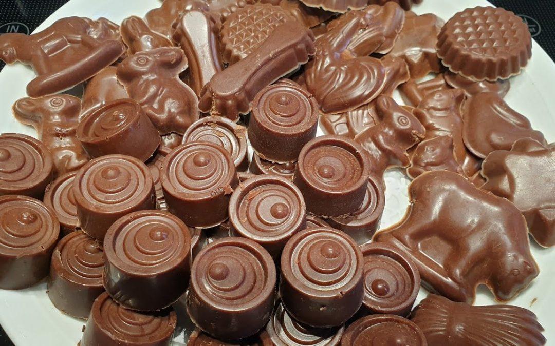 Schokolade selber machen, Eisschokolade, Schokoladenkonfekt schnell und mit wenig Zutaten zubereitet
