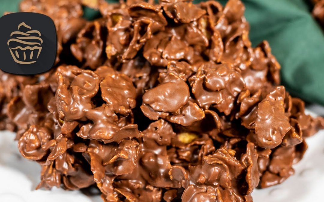 Cornflakes Kekse - Schoko Knusper Flakes - Resteverwertung aus Weihnachtsplätzchen Zutaten