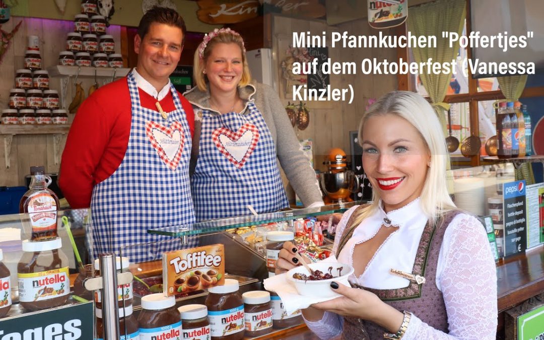 Mini-Pfannkuchen „Poffertjes“ auf dem Oktoberfest (Vanessa Kinzler)