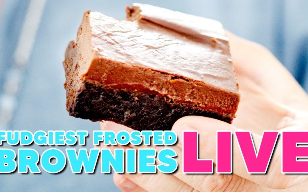 Die saftigsten Frosted Brownies, die es je gab, Live mit Anna Olson!