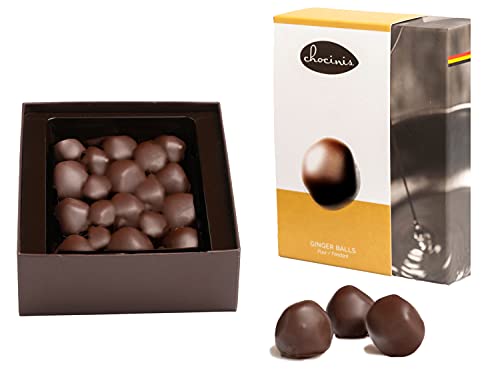 Duva Premium Ingwerbällchen, umhüllt von belgischer dunkler Schokolade 200g