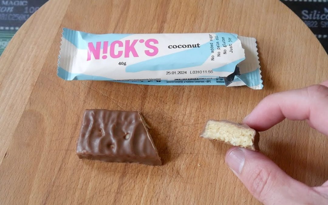 Nahrungsmittel Unboxing 851 : N!CK'S Coconut 🍫 Riegel aus Kokosflocken in Milchschokolade 🥥