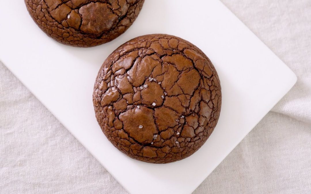 Das Rezept für perfekt runde Brownie-Kekse |  Dalmiin 달미인