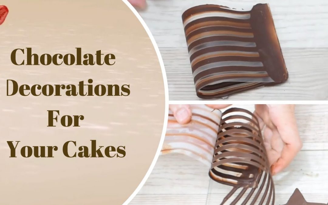 Erfahren Sie, wie Sie tolle Schokoladendekorationen für Ihre Kuchen, Cupcakes und Desserts herstellen.