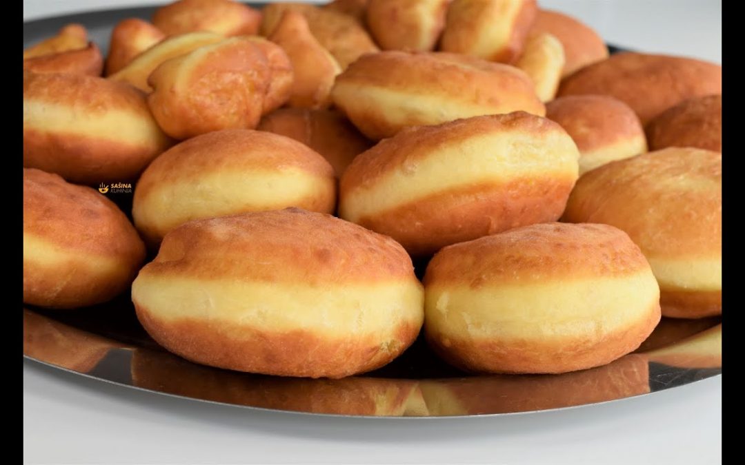 Jesenske krafne ili krofne punjene kesten pireom i bijelom čokoladom - Autumn Donuts
