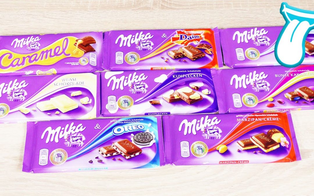 MEGA MILKA Schokolade Battle - Süßigkeiten Test und Tasten - Foodtest Deutsch - 8 Sorten verspeisen