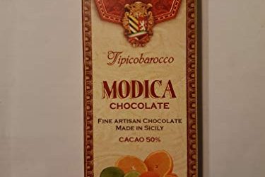 Original Modica Schokolade aus Sizilien verfeinert mit Zitrusfrüchten (100gr)