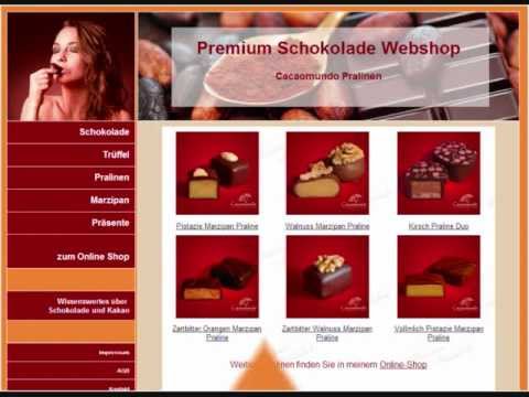 Premium Schokolade und Pralinen im Online-Shop bestellen