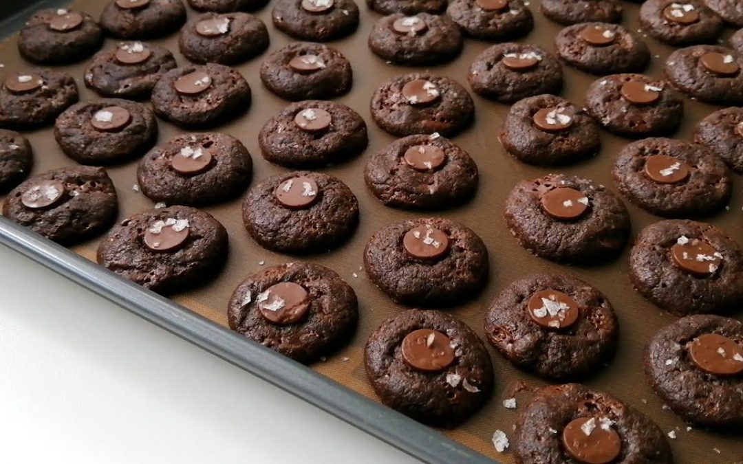 Seasalt Double Chocolate Cookies l 海盐双巧克力曲奇