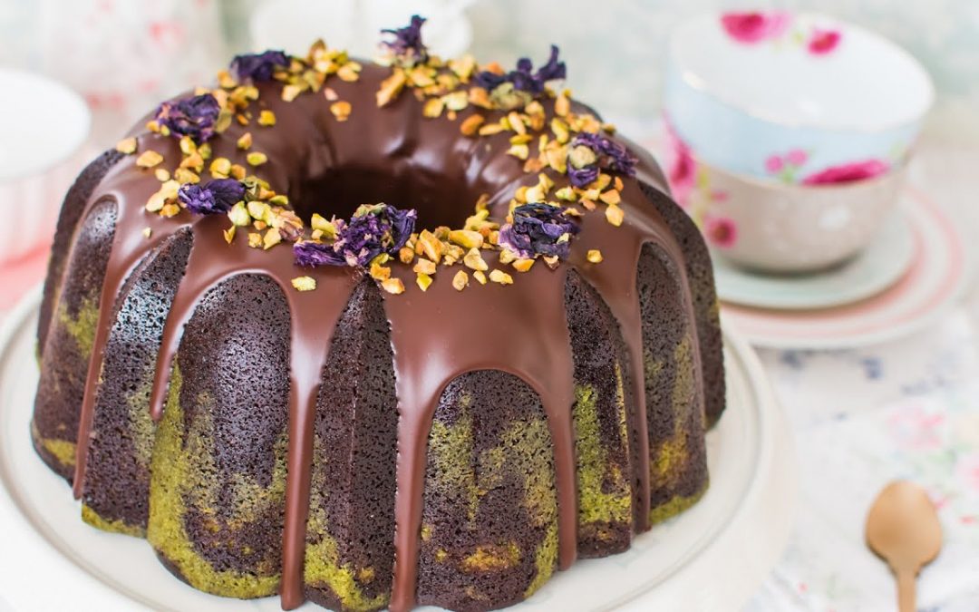 Bundt Cake de Chocolate y Té Matcha - Receta - María Lunarillos |  Zeit & Blog
