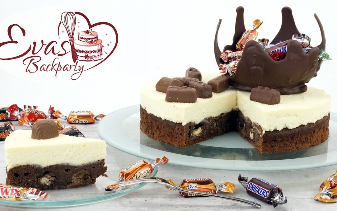 Celebrations-Torte / Brownie-Boden / Schokoladen-Schale / Schokoladen-Woche / Backen evasbackparty