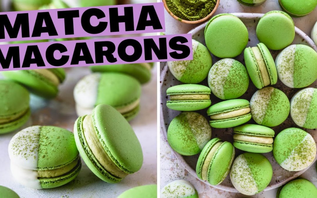 Matcha-Macarons – Schweizer Methode