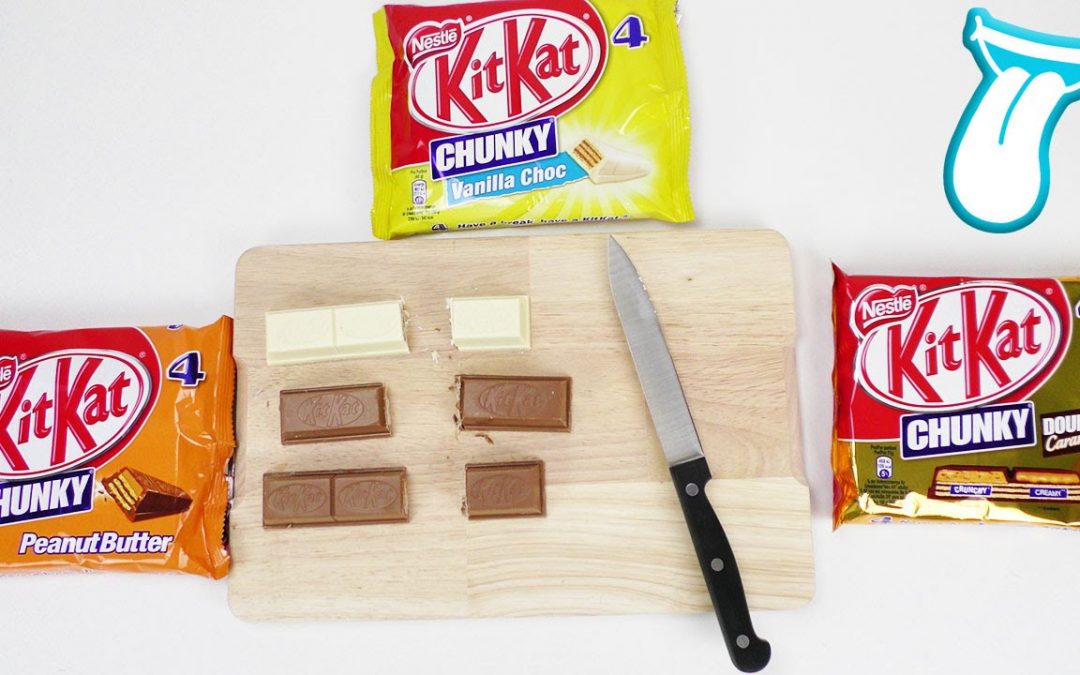 RIESIGE KIT KATS!  Vanille-Schokolade,Erdnussbutter und Karamell - Süßigkeiten Test