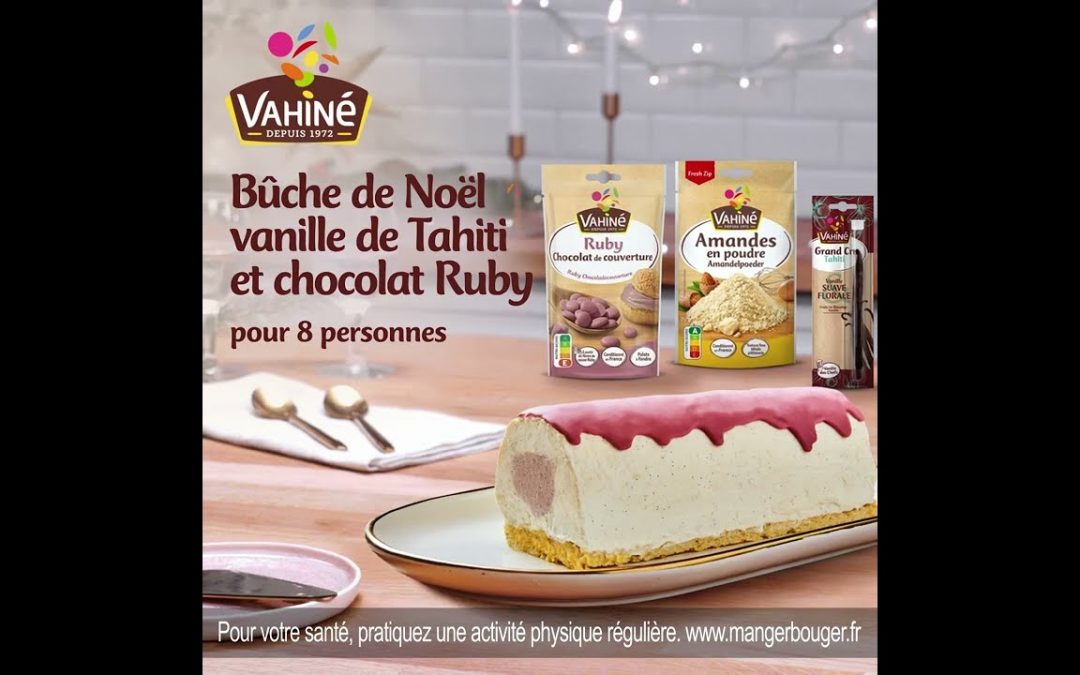Recette Bûche Vanille Chocolat Ruby