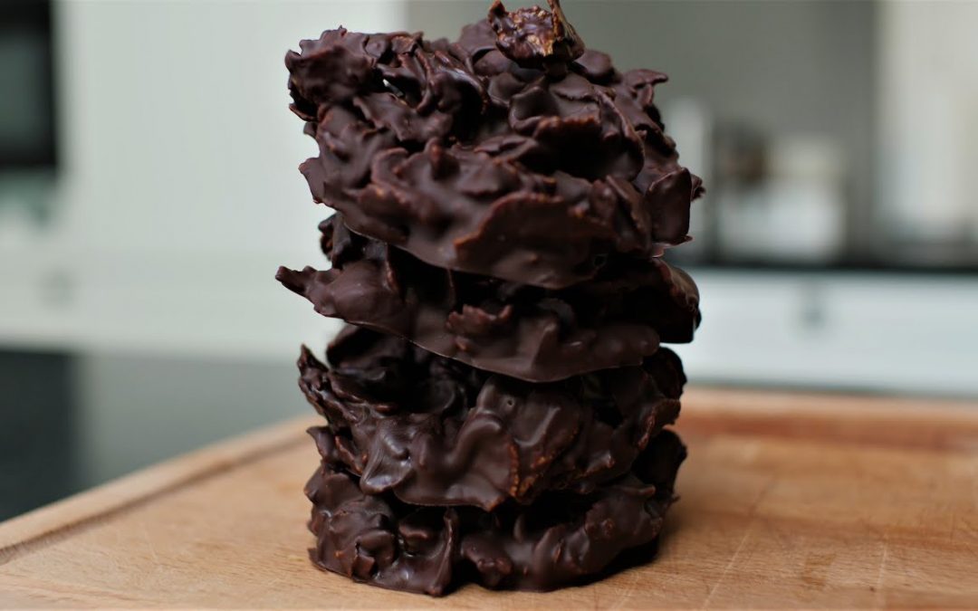 UNGLAUBLICH!  2 Zutaten, 1 Minute Arbeit!  Schokoladen-Cluster.  So schnell gemachtes Dessert!  #101