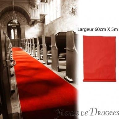 „Roter Teppich“ für Hochzeit, Empfang, Party (Rot)